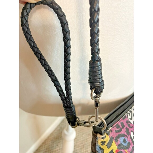 Sakroots Animal Print Bag Artist Circle Multi Spotted Wristlet Artist Circle - Picture 6 of 15